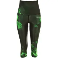 Winshape Pantalon de sport 'HWL202' vert clair / vert foncé / blanc