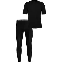 Normani Survêtements noir chiné / blanc