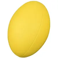 Pre-Sport Coated Foam Rugby Ball Jaune Enfants