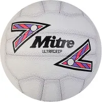 Mitre Ultragrip Netball Ball Blanc 4 Enfants