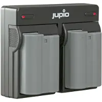Jupio Kit avec 2x Battery EN-EL15B 1700mAh + USB Dual Charger