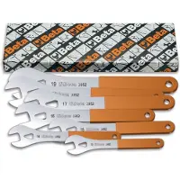 Beta Utensili Ensemble De Clés Plates à Extrémité Ouverte 13-19 Mm 7 Unités