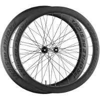 Profile Design Gmr 50/65 Carbon Cl Disc Tubeless Road Wheel Set Noir 12 x 100 / 12 x 142 mm / Shimano/Sram HG