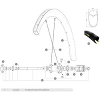 Mavic Jante Cosmic Pro Carbon Ust Rear