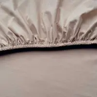Kayori Kiyo Topper Drap-Housse Tencel - 180x200cm - Elastique rond - Rafraîchissant - Taupe