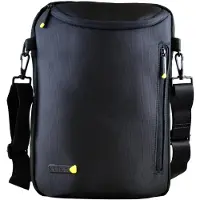 Techair Ultrabook Portrait - Sac  bandoulire pour ordinateur portable - 12 - 14.1 - noir