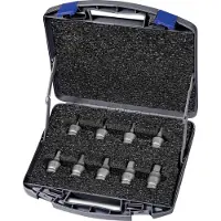 ASW Jeu de clés à douilles 725 H 9 OL 9 pièces 1/2 ″ i6-kant (10 mm, 12 mm, 14 mm, 17 mm, 19 mm, 4 mm, 5 mm, 6 mm, 8 mm)