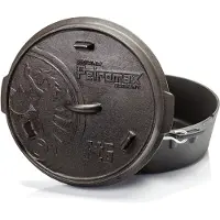 Petromax Dutch Oven FT6, plat, noir