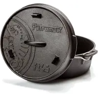 Petromax Dutch Oven With Flat Base 4.5l Noir