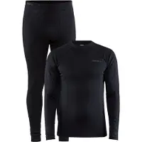 Craft Ensemble Maillot de Corps + Pantalon Craft Men Core Warm Baselayer Set Black-XS