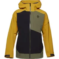 Black Diamond Recon Stretch Ski Shell Jacket Vert,Jaune,Noir XL Homme