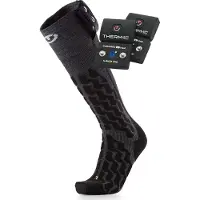 Therm-ic - Chaussettes chauffantes avec batteries - Set Heat Fusion Uni + S-700B - Taille 45-47 - Noir