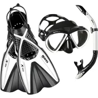 Mares Aquazone Set X One Marea Snorkeling Set Blanc,Noir L-XL