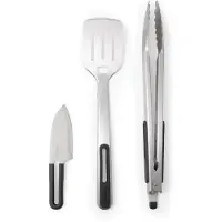 BioLite Kit Prep&Grill : ensemble de 3 ustensiles de barbecue avec étui