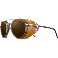 Julbo - Lunettes de soleil - Legacy Noir/Rouge/Marron Reactiv 2-4 Polarized en Cuir