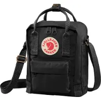 Fjällräven Sac à bandoulière 'Kånken' rouge / noir / blanc
