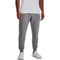 Under Armour Pantalon de sport 'Rival' gris chiné / blanc