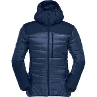 Norrøna - Doudoune en duvet d'oie - Falketind Down750 Zip Hood W Indigo Night pour Femme en Tissu Technique - Taille S - Navy