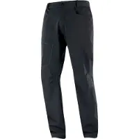 Salomon - Pantalon de randonnée chaud - Wayfarer Warm Pants M Deep Black - Taille 40 FR - Noir