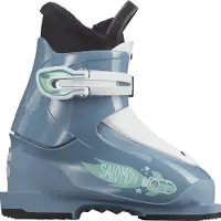 Salomon T1 Junior Alpine Ski Boots Bleu 15.0 Enfants