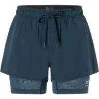 Super.natural Double Layer Shorts Bleu L Femme