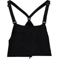 Norrøna - Plastron pare-neige - Accessories Flex1 Ski/Snowboard Zip-In Bib M Caviar Black - Taille L - Noir