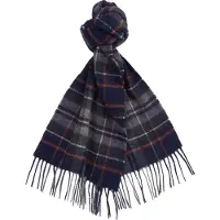 Barbour Foulard Tartan Lambswool Multicoloré Gris