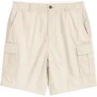 KnowledgeCotton Apparel Short KnowledgeCotton Apparel Homme Fig Loose Cargo Poplin Light Feather Grey-XL