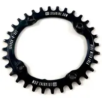 Lola 104 Bcd Oval Chainring Noir 32t