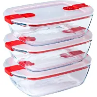 Pyrex Cook & Heat plat à four avec couvercle 28 cm 2 pièces