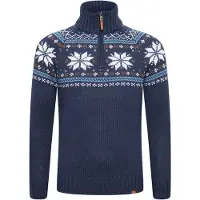 11 Project Pull-over 'Tim' bleu / marron / orange / blanc