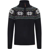 11 Project Pull-over 'Tim' jaune / vert / noir / blanc