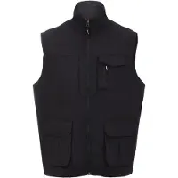 Dreimaster Klassik Gilet 'Tanuna' noir