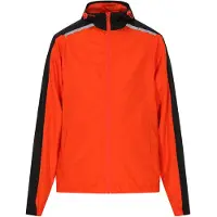 ALEKO Veste mi-saison gris / orange / noir