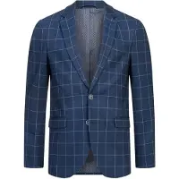 JEFF Veste de costume 'Tate' bleu / gris