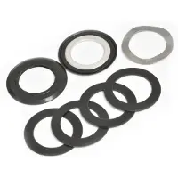 Wheels Manufacturing Gxp Seal Bottom Bracket Spacer 22/24 Mm Argenté