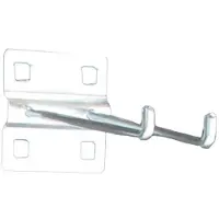 VAR Double Long Hooks 10 Units Argenté