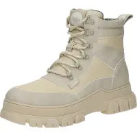 Buffalo Bottines à lacets 'Nova' beige / mastic
