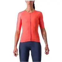 Castelli Aero Pro 7.0 Short Sleeve Jersey Orange L Femme
