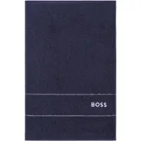 Boss Home Serviette de toilette en coton avec logo blanc brodé