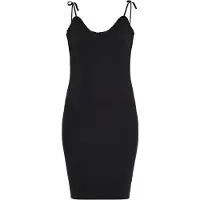 Swirly Robes en maille noir