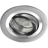 Masterlight Spot de plafond Di Moda Round gris métal orientable