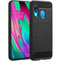 IMoshion Coque Brushed pour Samsung Galaxy A40 - Noir