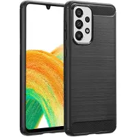 IMoshion Coque Brushed Samsung Galaxy A33 - Noir