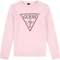 GUESS Sweat-shirt rose / magenta / noir
