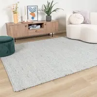 De Onlinewinkelier b.v. Volero - Tapis en laine - Wise Gris/Blanc - 160x230 cm