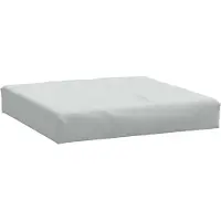 vidaXL Coussin de palette gris clair mélangé 60x60x9,5 cm tissu