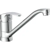 Schutte Robinet Cuisine CELLINO Robinet d'évier basse pression Chrome Basse pression Pivotant 35490