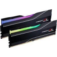 G.Skill Trident Z5 Neo RGB - DDR5 - Kit - 32 Go : 2 x 16 Go - DIMM 288 broches - 6000 MHz / PC5-48000 - CL32 - non-ECC - noir mat (F5-6000J3238F16GX2-TZ5NR)