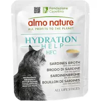 Almo Nature HFC Hydration Help bouillon de sardines avec sardines pâtée pour chat (50 g)